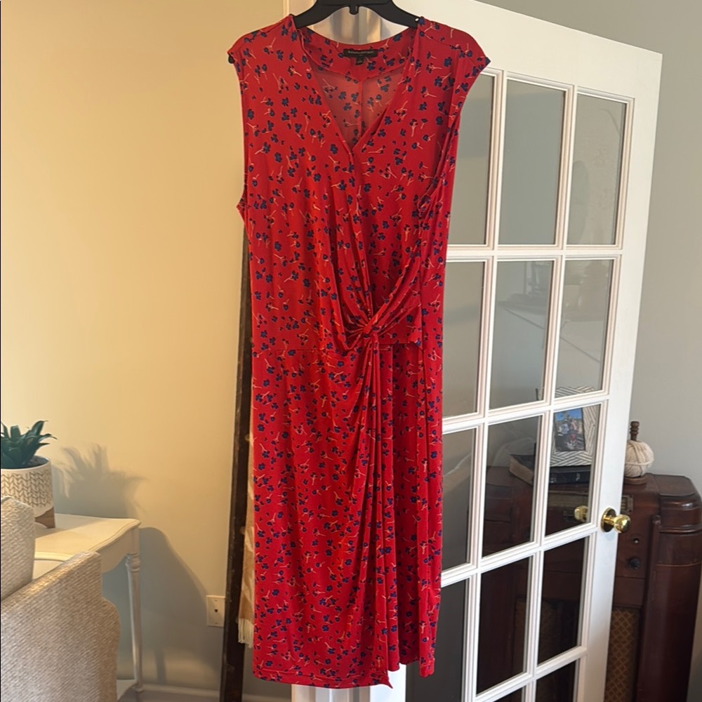 Red Floral Dress